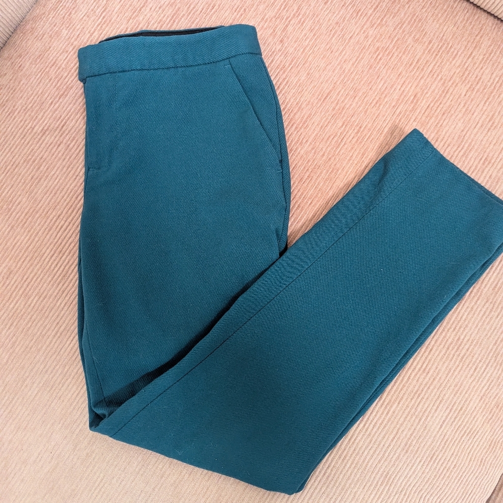Banana Republic Teal Slim Fit Pants